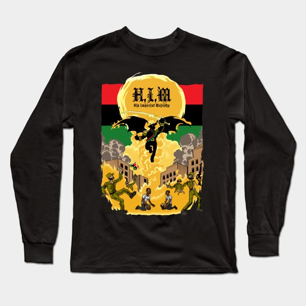 His Imperial Majesty Long Sleeve T-Shirt by The Melanites